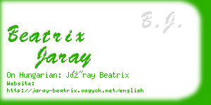 beatrix jaray business card
